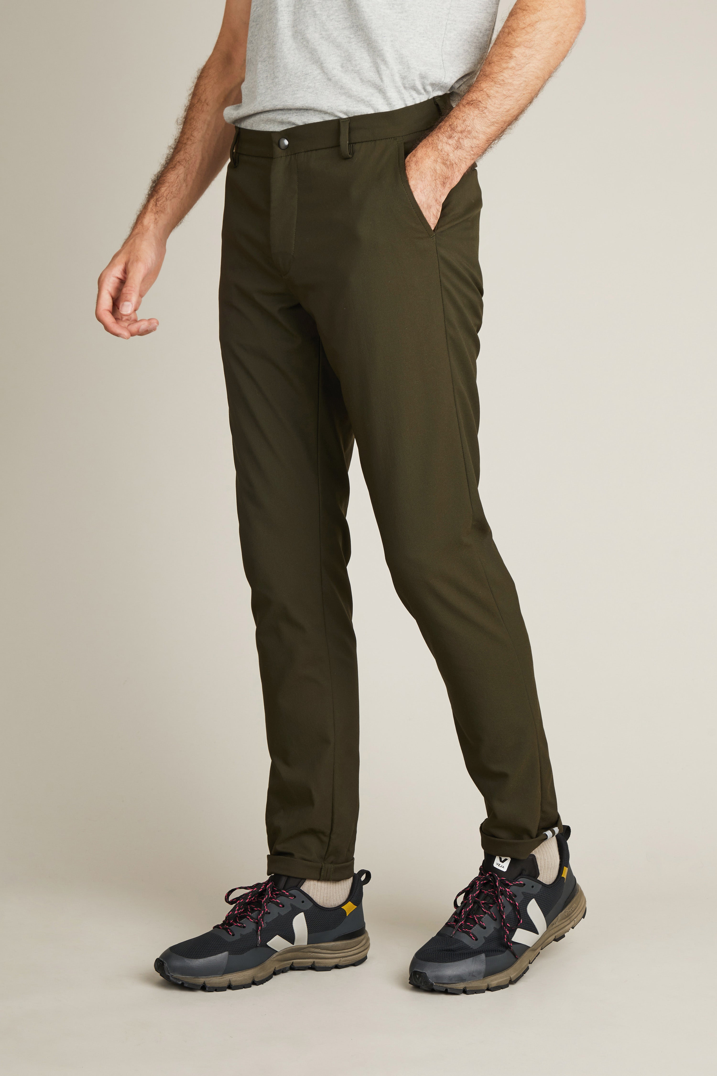 le-pantalon-chinos-homme-chino-technique-kaki-stretch image 5