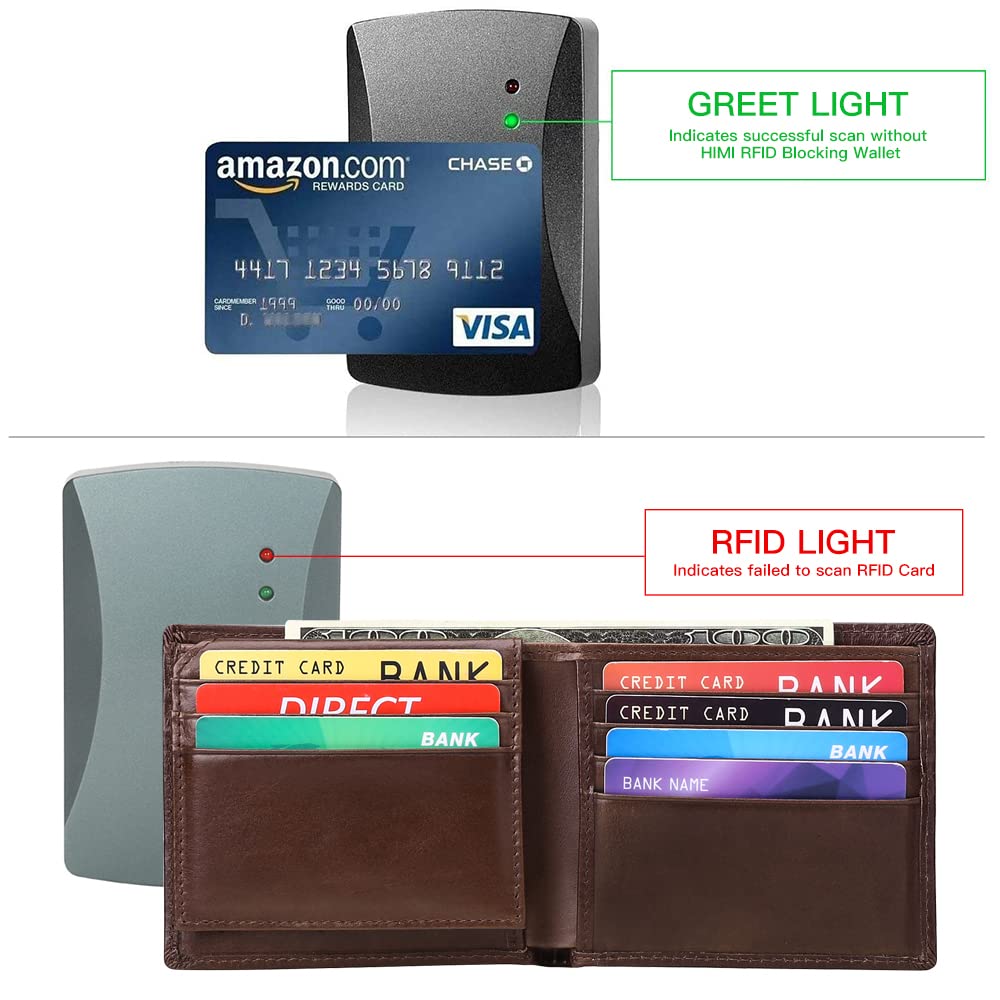 gaekeao-card-holder-wallet-portefeuille-homme-cuir-rfid-11-cartes image 3