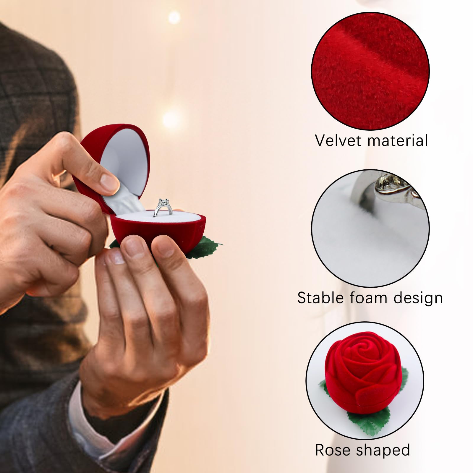 adistylinno-jewelry-box-crin-bague-velours-rose-rouge image 3