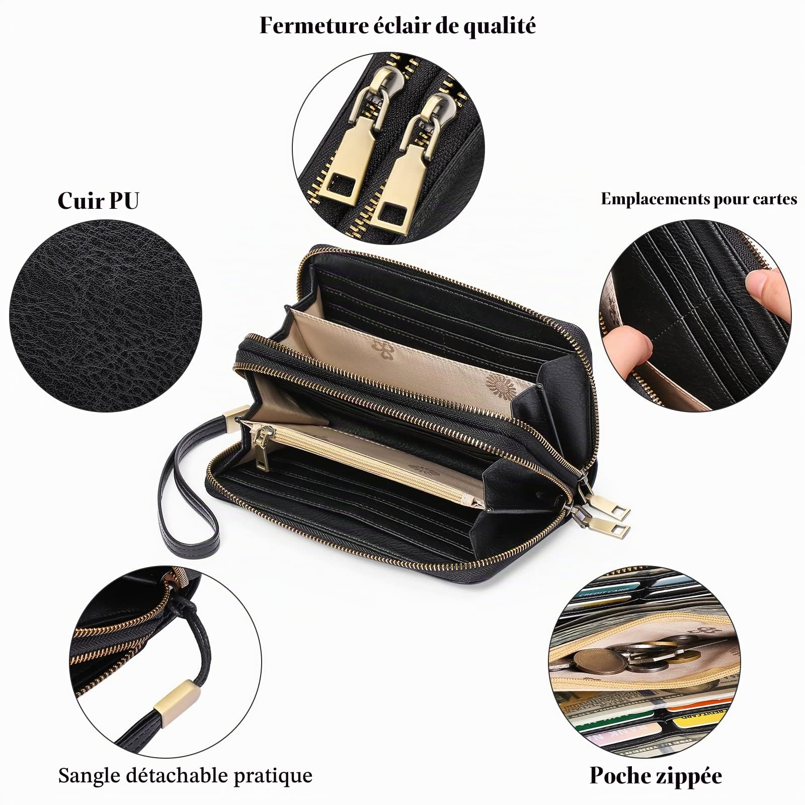 gaekeao-large-wallet-type1-01-noir-portefeuille-grand-femme-rfid image 3